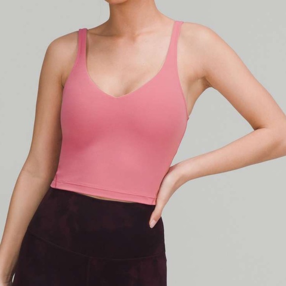 lululemon athletica Tops - Lululemon pink align tank top 8 cropped NuLu